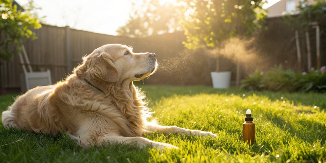 Dog hot spot treatment.